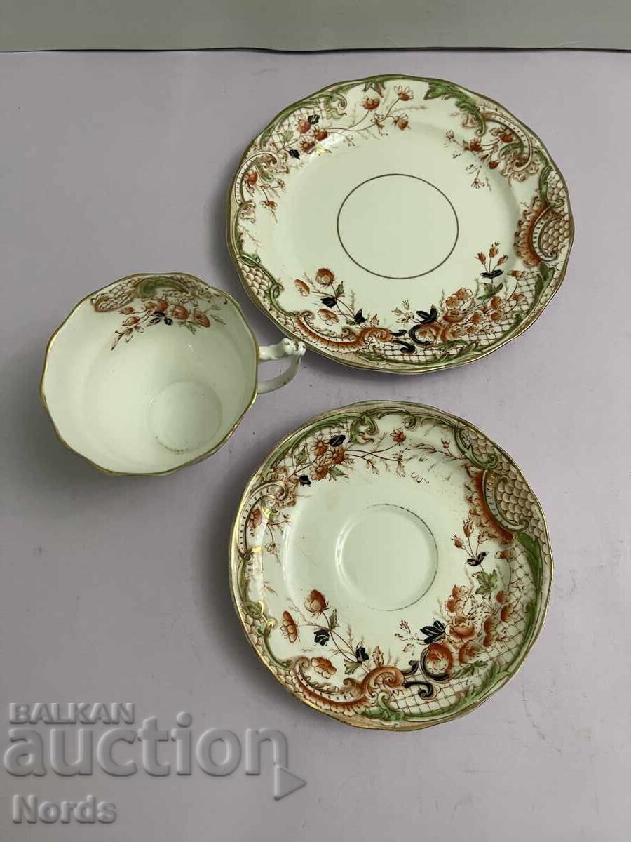 Auction  Vintage English Triple Tea Set