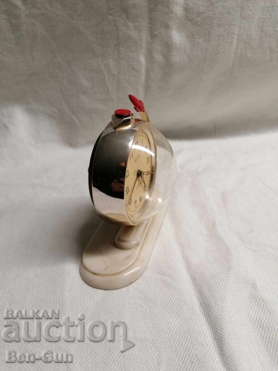 Delivery of Mechanical Desk Clock "SLAVA"