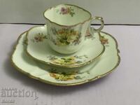 Винтидж английски троен сет за чай