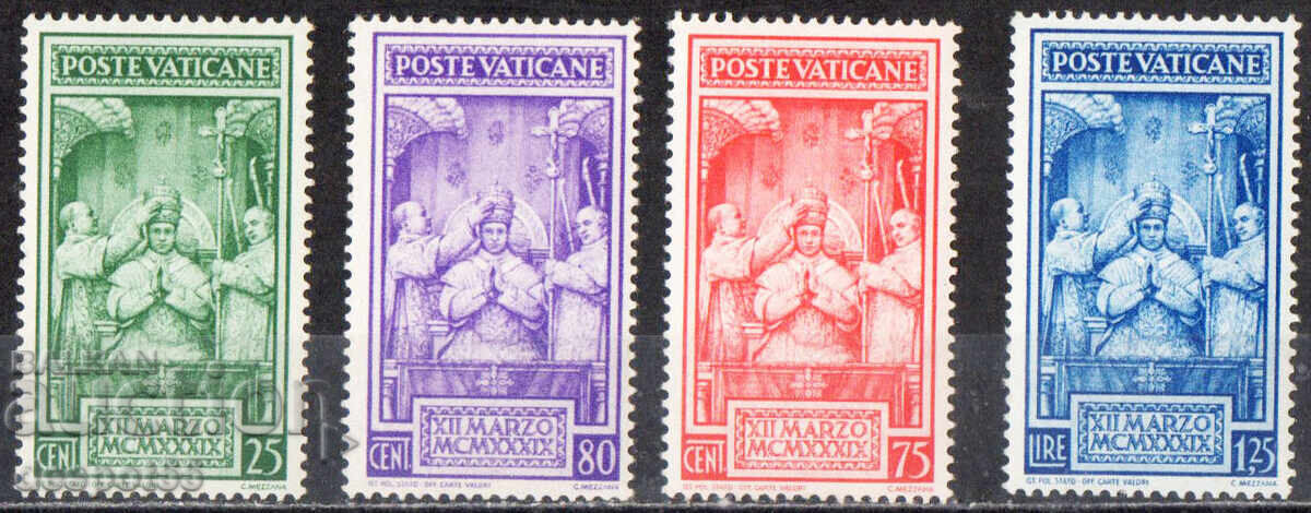 1939. Βατικανό. Η στέψη του Πάπα Πίου XII