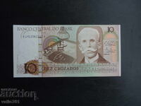BRAZIL 10 CRUZADOS 1986 NEW UNC