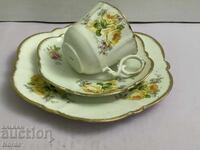 Винтидж английски троен сет за чай