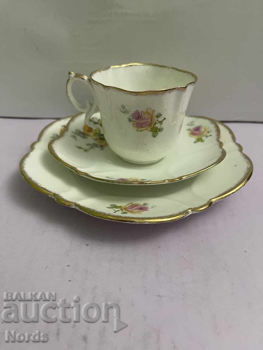 Vintage English Triple Tea Set with price 49.00 BGN | € 25.05 Vintage English Triple Tea Set with price 49.00 BGN | € 25.05
