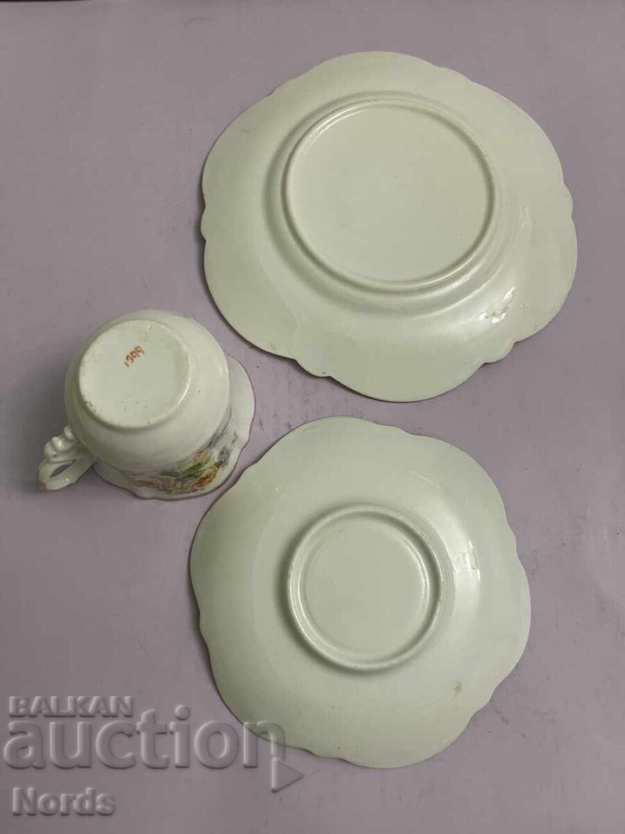 Vintage English Triple Tea Set - 5 Vintage English Triple Tea Set - 5