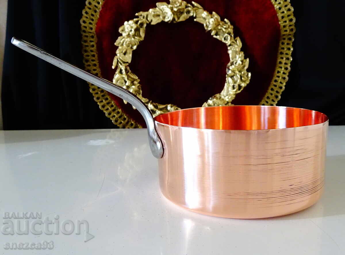 Παράδοση Χάλκινη κατσαρόλα 750 ml, καθαρό κόκκινο μέλι