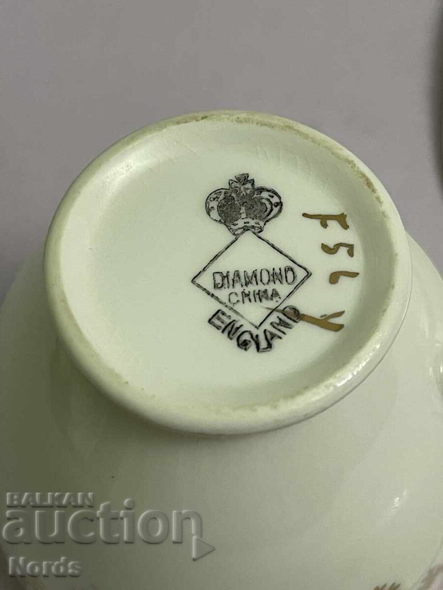 Винтидж английски троен сет за чай - 6 Винтидж английски троен сет за чай - 6