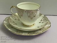 Винтидж английски троен сет за чай