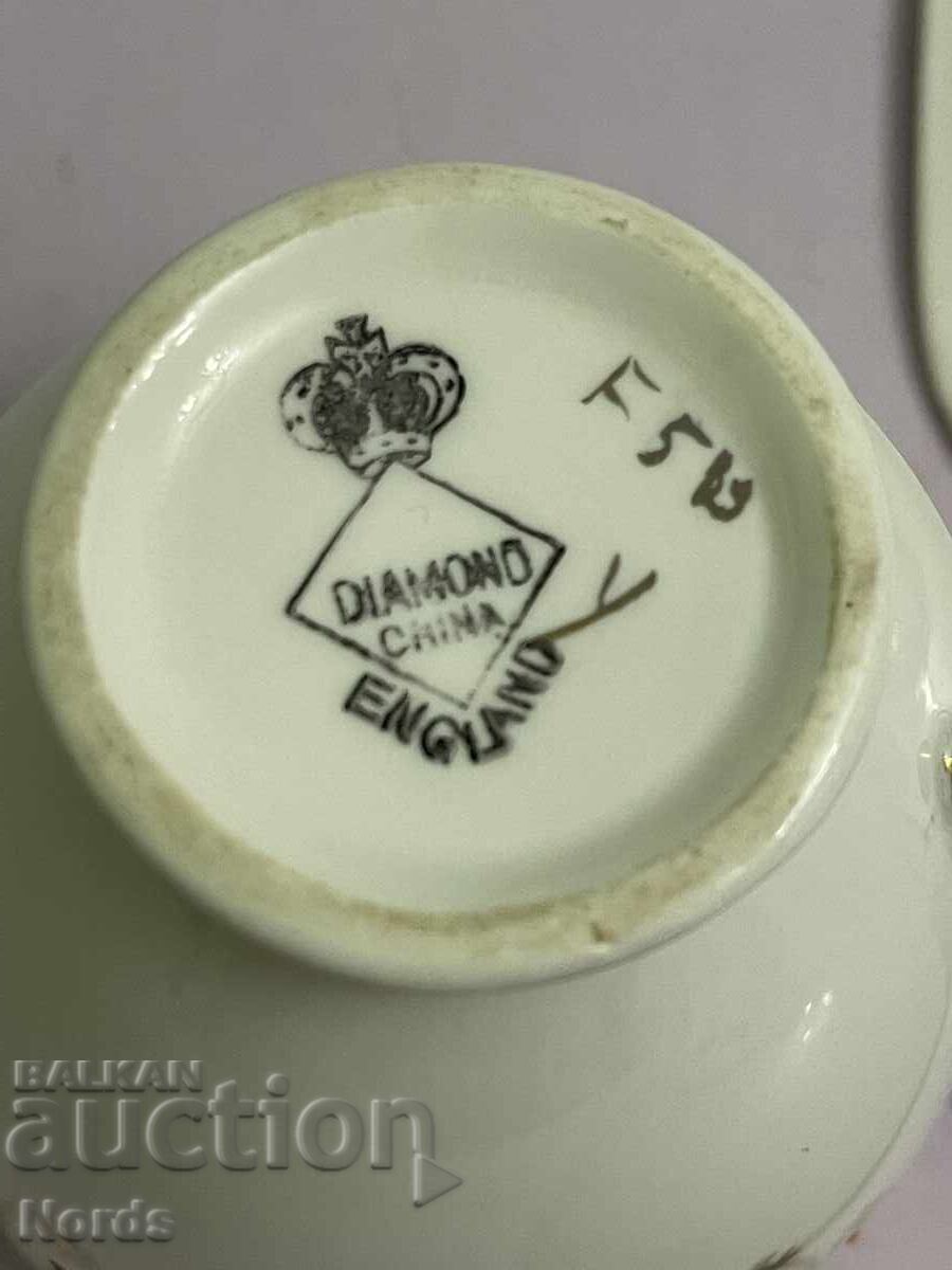 Винтидж английски троен сет за чай - 5 Винтидж английски троен сет за чай - 5