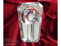 Crystal ashtray for cigars, brand "SILVER MATCH"
