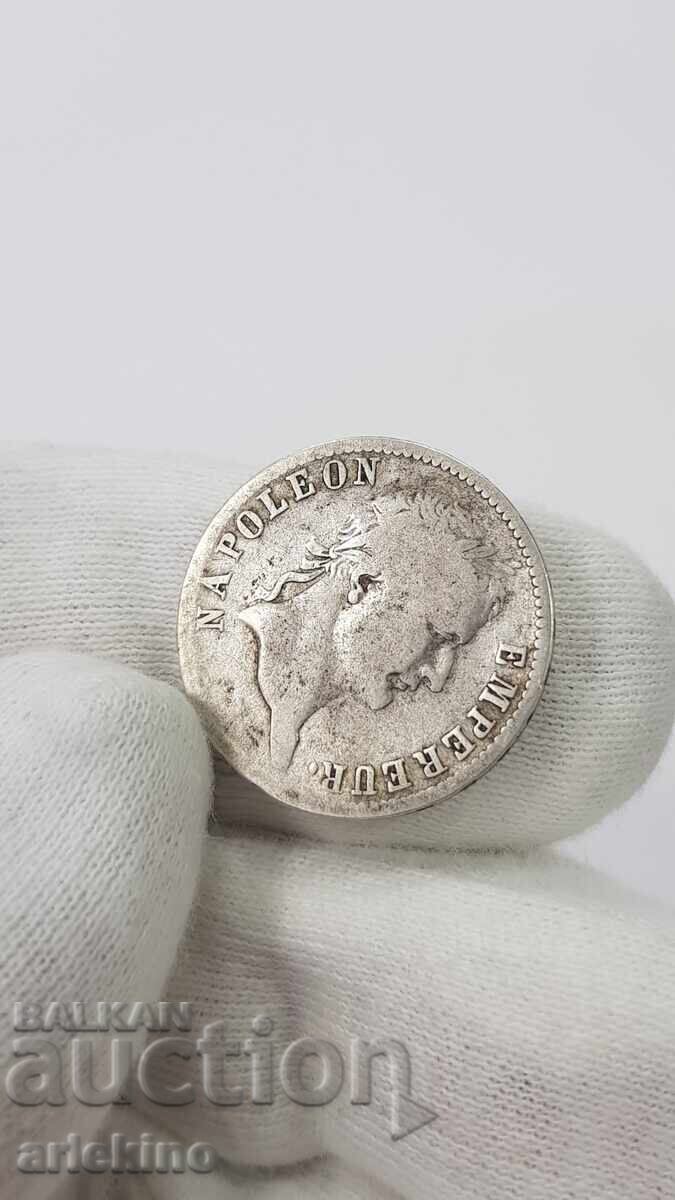 Rare silver coin 1 franc 1811 with Napoleon Bonaparte with price 32.88 BGN | € 16.81 Rare silver coin 1 franc 1811 with Napoleon Bonaparte with price 32.88 BGN | € 16.81