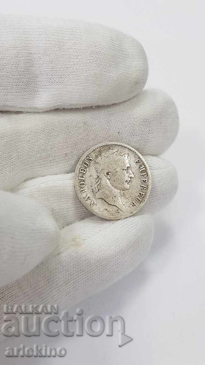 Rare silver coin 1 franc 1811 with Napoleon Bonaparte - 7 Rare silver coin 1 franc 1811 with Napoleon Bonaparte - 7