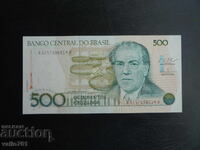 BRAZIL 500 CRUZADOS 1987 NEW UNC