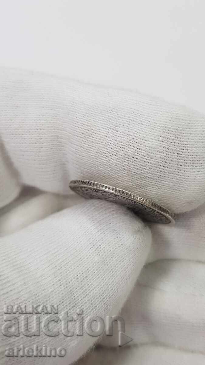 Δημοπρασία Srebŭrna moneta 1 frank 1861 g. Ελβετία HELVETIA