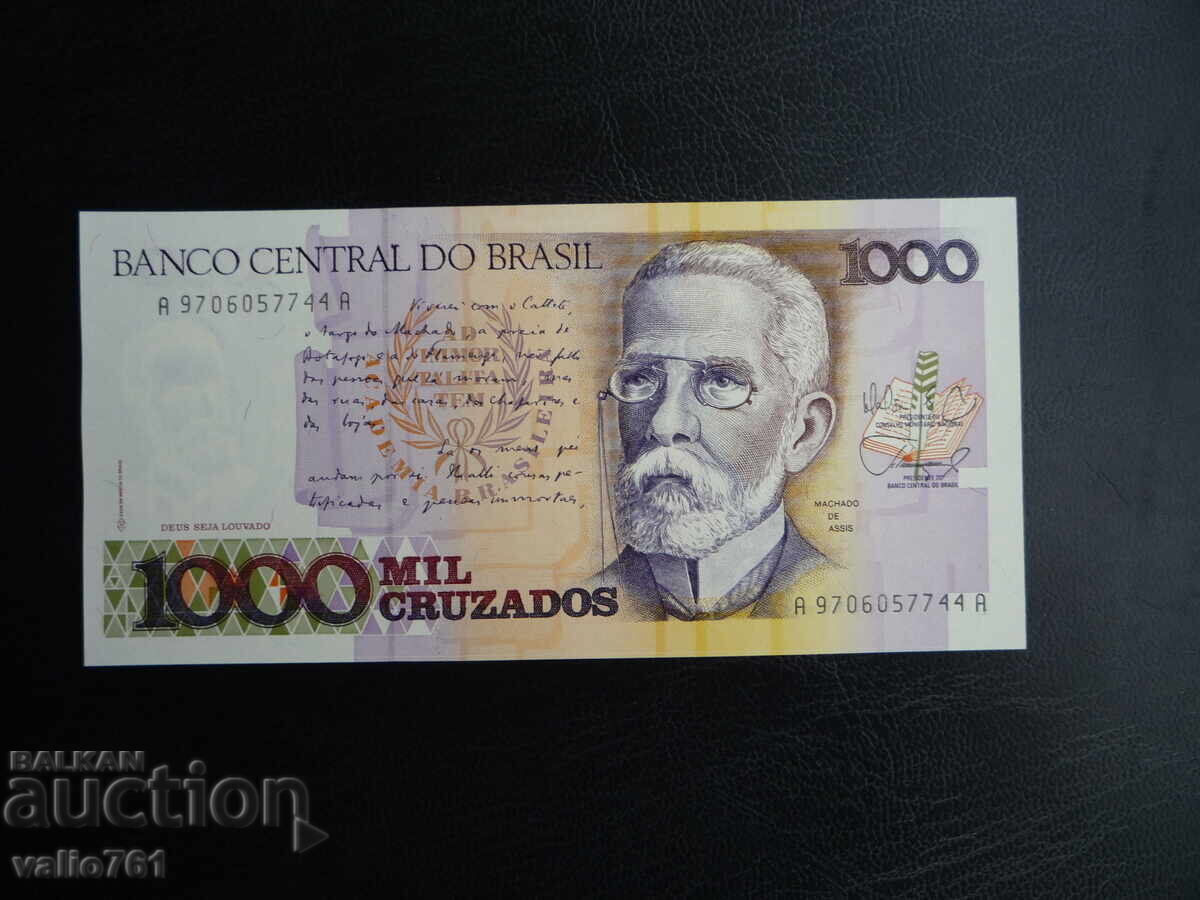 Βραζιλία 1000 Κρουζάδος 1986 Νέα UNC