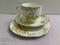 Винтидж английски троен сет за чай