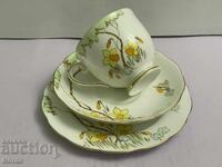 Винтидж английски троен сет за чай