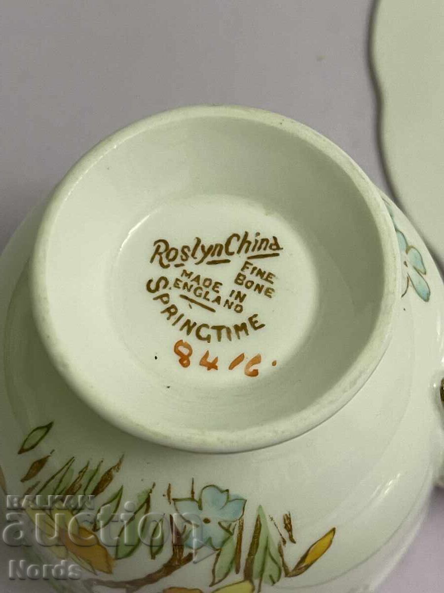 Винтидж английски троен сет за чай - 5 Винтидж английски троен сет за чай - 5