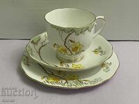 Винтидж английски троен сет за чай