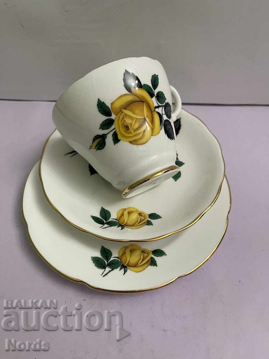 Доставка на Английски троен сет за чай Доставка на Английски троен сет за чай