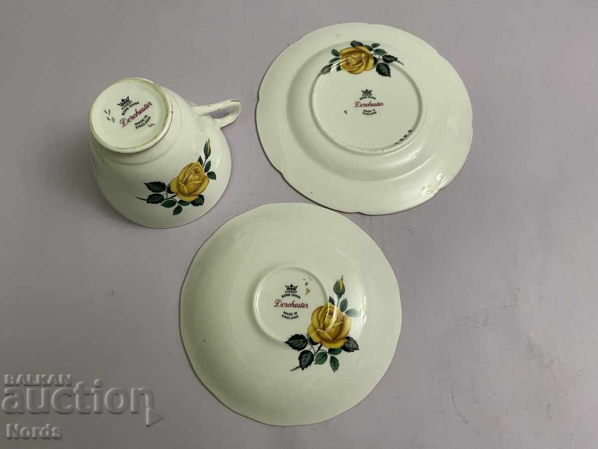 Доставка на Английски троен сет за чай Доставка на Английски троен сет за чай