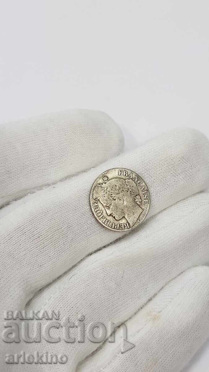 Collectible Silver Coin 50 Cents 1895 France - 6 Collectible Silver Coin 50 Cents 1895 France - 6