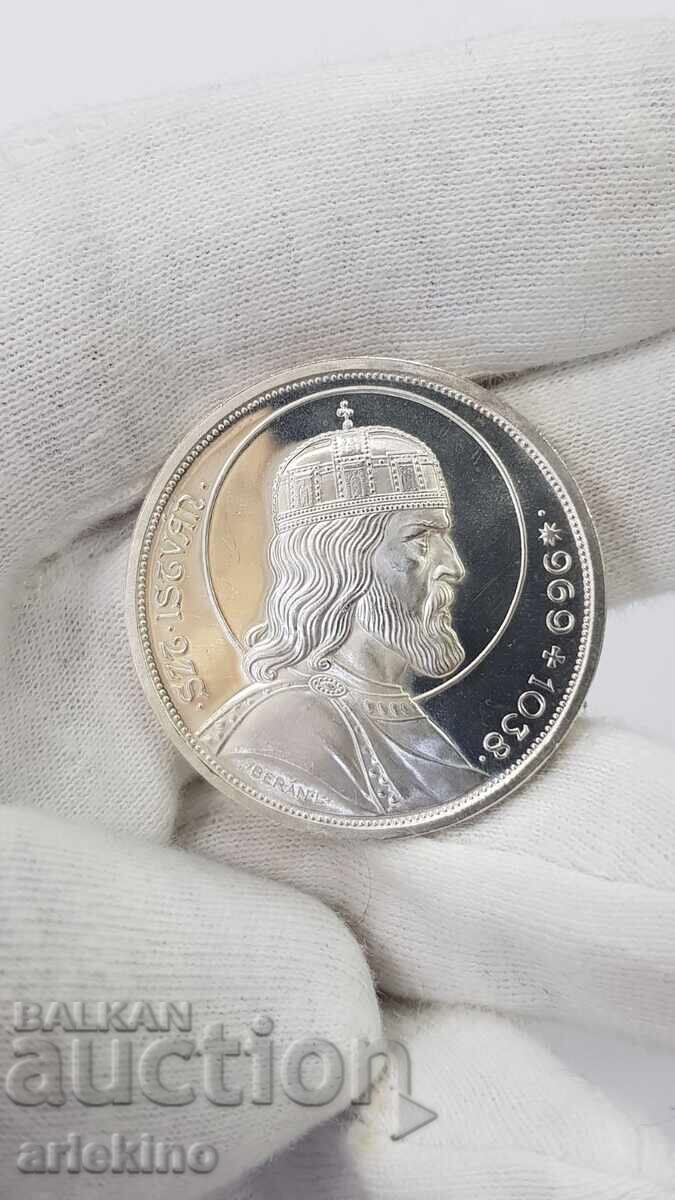 Monedă rară de argint 5 pengő 1938 VR Ungaria - 5 Monedă rară de argint 5 pengő 1938 VR Ungaria - 5