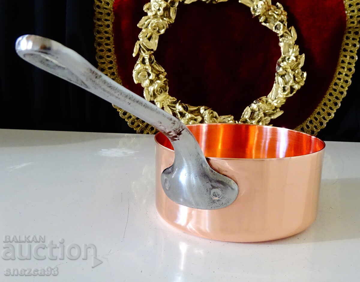 Δημοπρασία Χάλκινη κατσαρόλα 450 ml, καθαρό κόκκινο μέλι