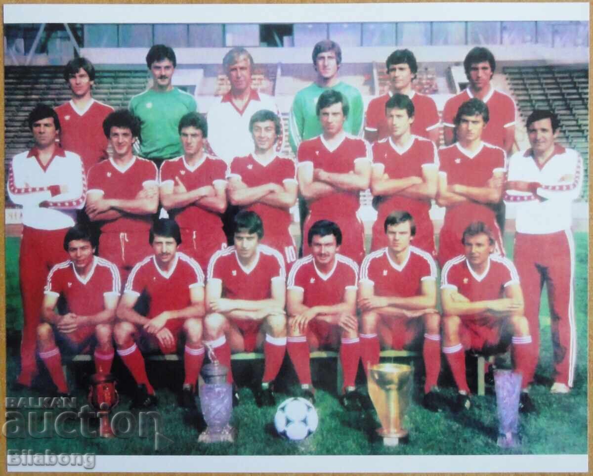 Football photo - CSKA reproduction, 20 x 25 cm Football photo - CSKA reproduction, 20 x 25 cm