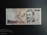 BRAZIL 10000 10,000 CRUZEIROS 1993 NEW UNC