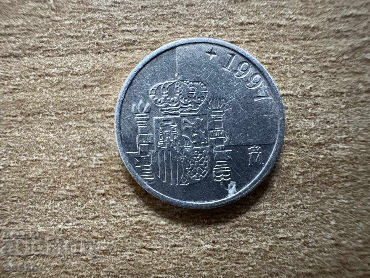 Ισπανία - 1 πεσέτα (1997) με τιμή 0.20 BGN | € 0.10 Ισπανία - 1 πεσέτα (1997) με τιμή 0.20 BGN | € 0.10