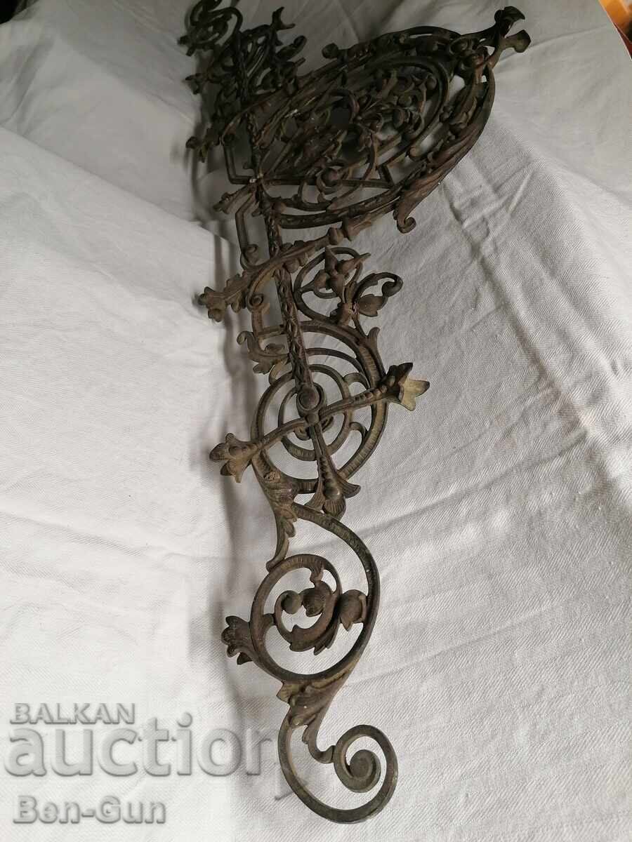 Antique bronze bed ornament - 5