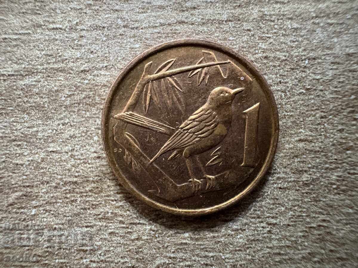 Νησιά Κέιμαν - 1 σεντ (2013) Νησιά Κέιμαν - 1 σεντ (2013)