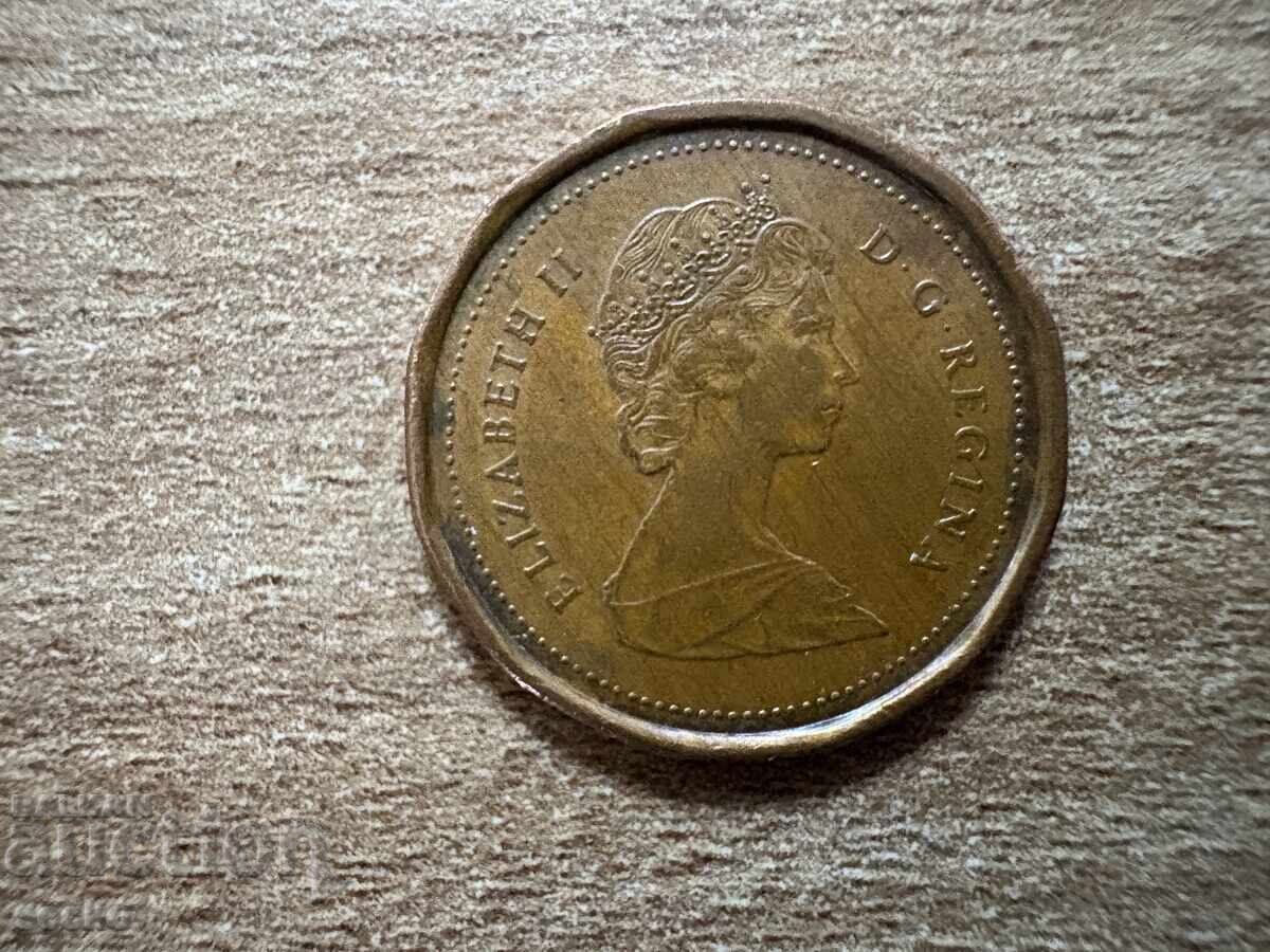 Καναδάς - 1 σεντ (1989) με τιμή 0.20 BGN | € 0.10