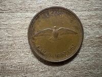 Canada - 1 cent (1967) - 100 g. de la fondarea Canadei