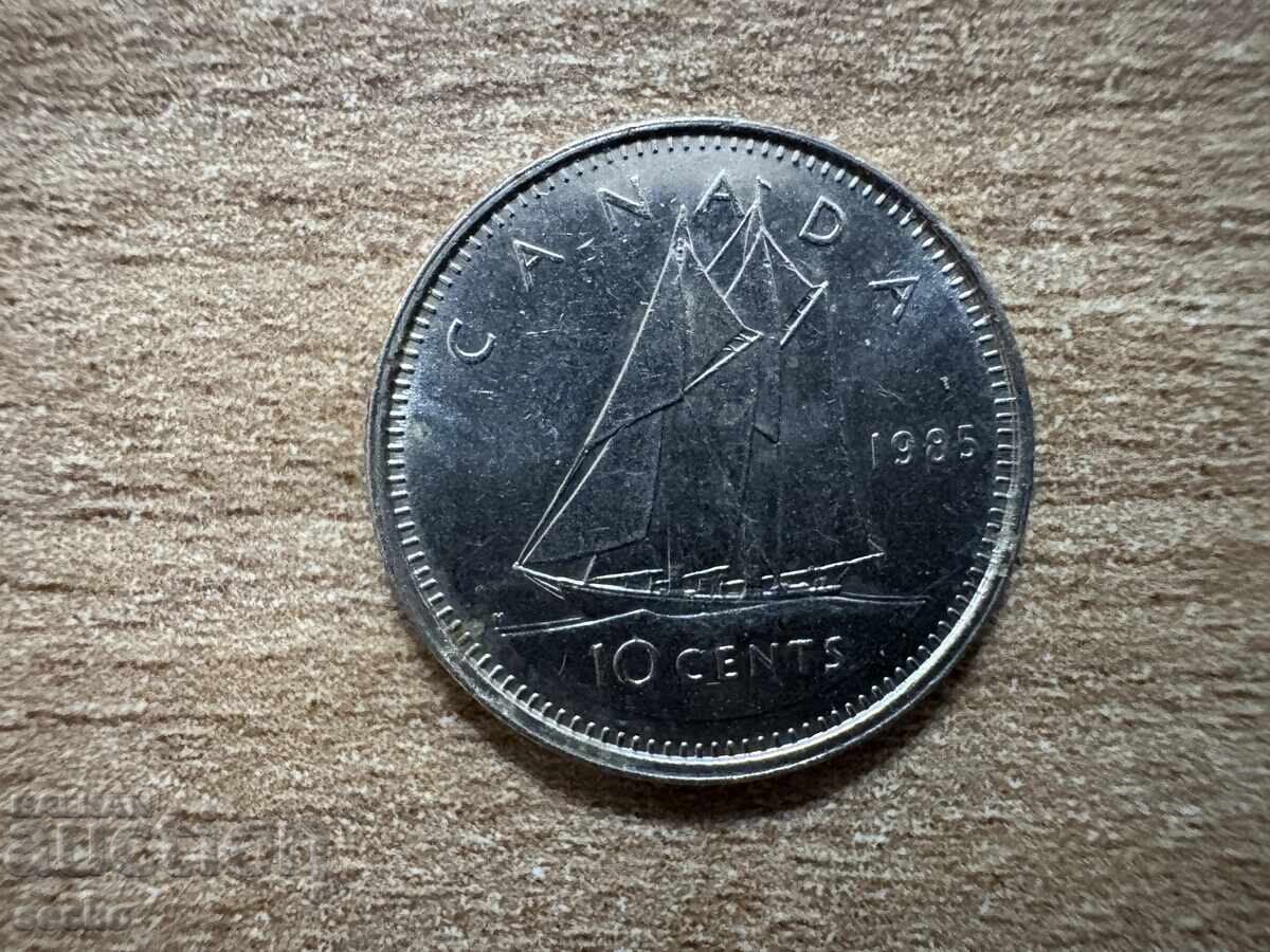 Канада - 10 цента (1985) Канада - 10 цента (1985)