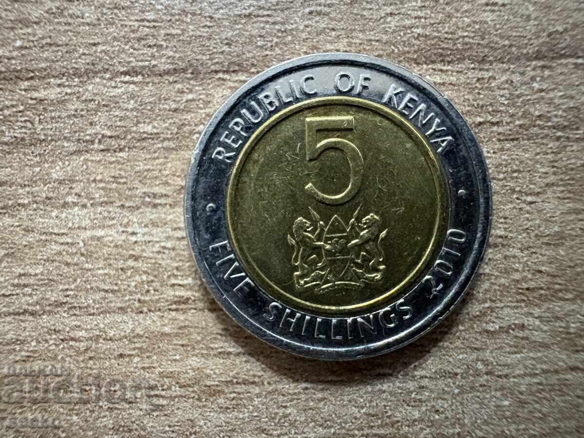 Кения - 5 шилинга (2010) Кения - 5 шилинга (2010)