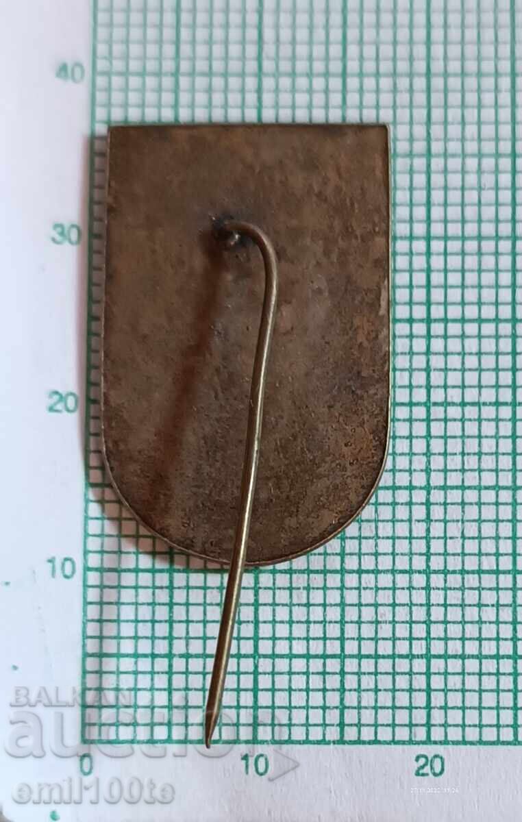 Delivery of Badge - Youth Harvest Festival Varna 1976 Delivery of Badge - Youth Harvest Festival Varna 1976