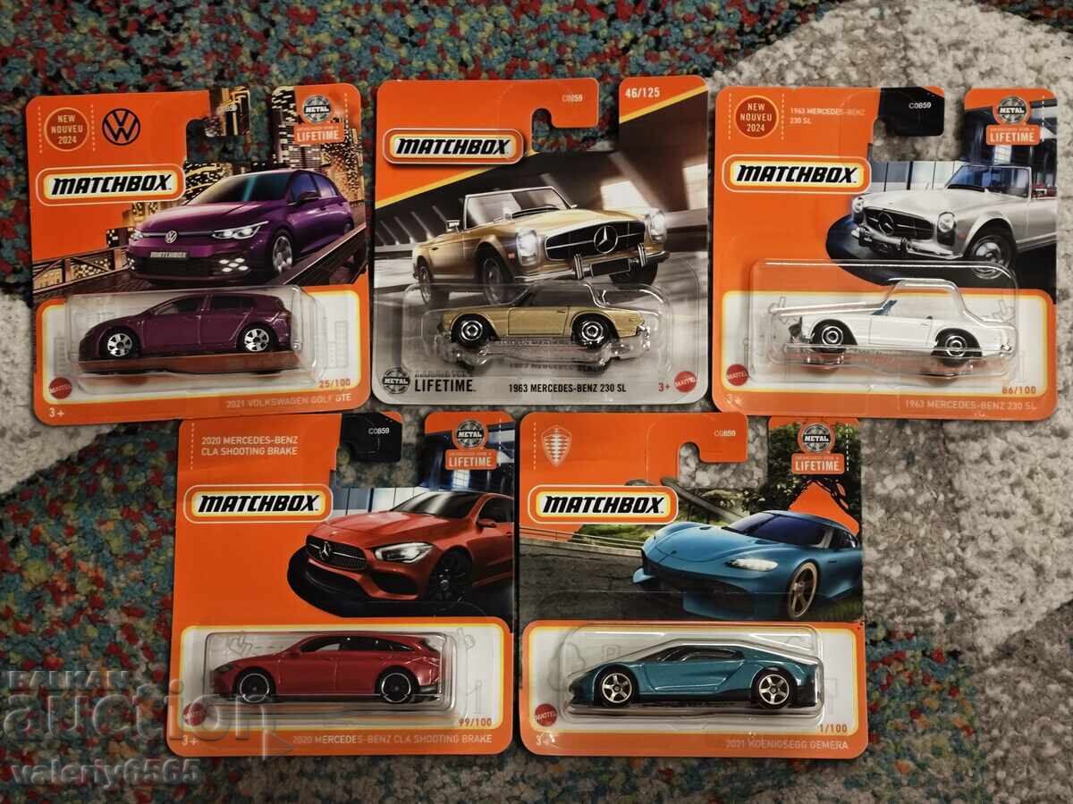 5 buc matchbox BZTS 1st 5 buc matchbox BZTS 1st