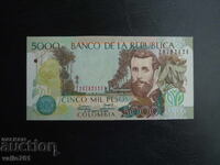 COLUMBIA 5000 5 000 PESOS 2009 NOUĂ UNC
