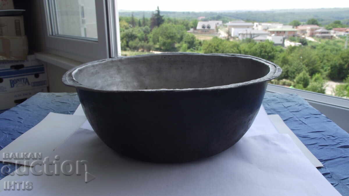 Παράδοση ΤΑΣ, παλιό χάλκινο δοχείο, μεντένι, σαχάνι, πατσί, χάλκινο - από 0,01st