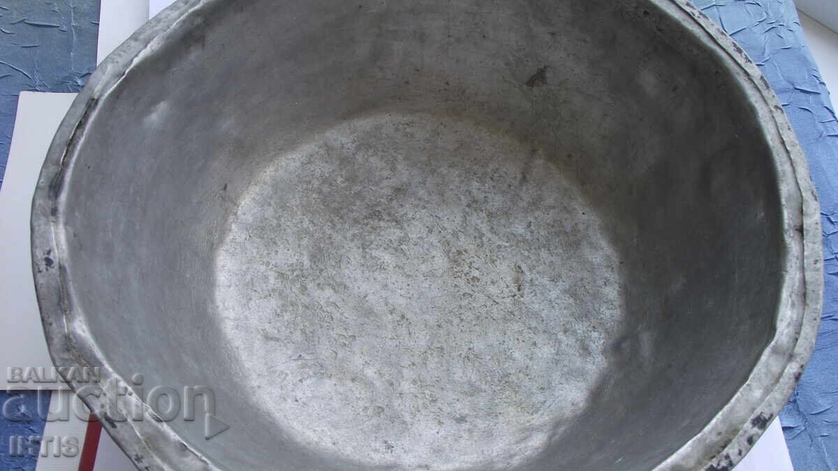 ΤΑΣ, παλιό χάλκινο δοχείο, μεντένι, σαχάνι, πατσί, χάλκινο - από 0,01st - 7