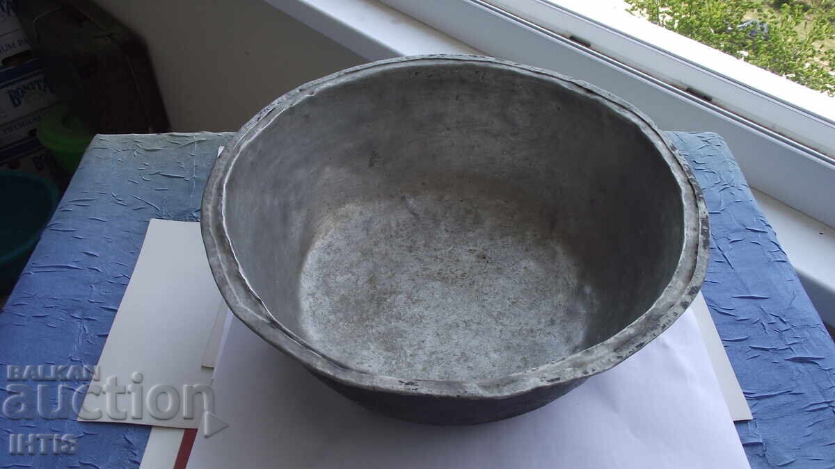 ΤΑΣ, παλιό χάλκινο δοχείο, μεντένι, σαχάνι, πατσί, χάλκινο - από 0,01st