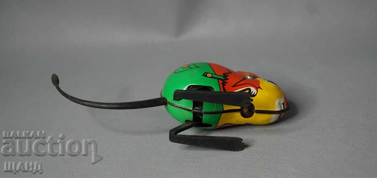 Auction  Old metal mechanical toy figure mouse