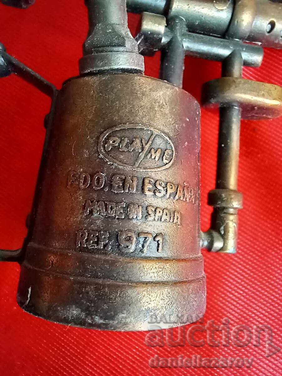 Παράδοση Συλλεκτική Μεταλλική Ξύστρα, Μινιατούρα "Λυχνία Φλόγας"