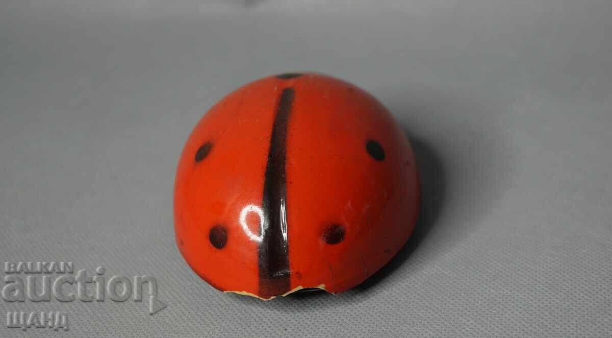 Auction  Old metal ladybug toy figure