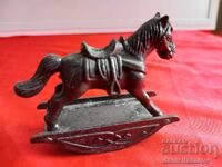 Collectible Metal SHARPENER, Miniature "Rocking Horse"
