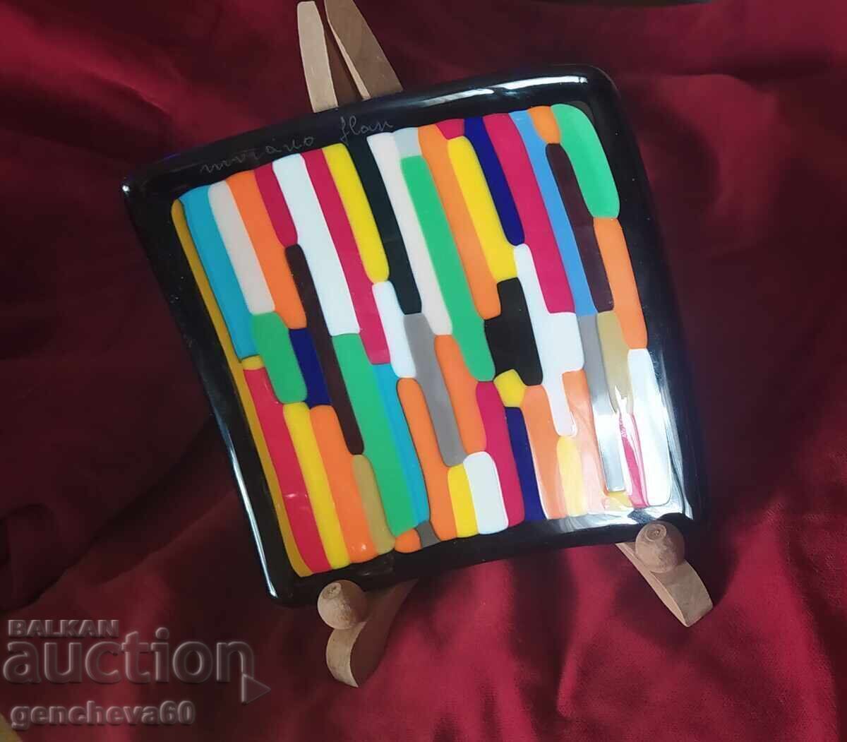 Farfurie de colecție rară semnată - murano jlan