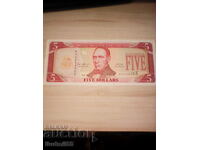 LIBERIA 5 dolari 2006 UNC