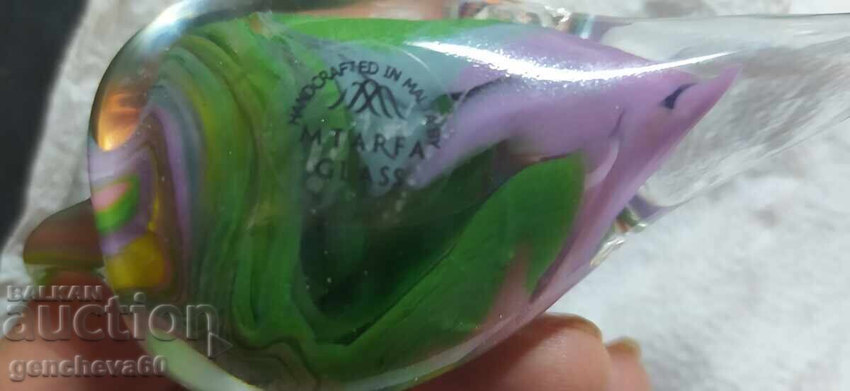 Auction  Interesting Murano-style mouse figurine
