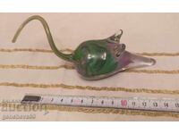 Figurină interesantă șoarece tip Murano